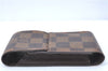 Authentic Louis Vuitton Damier Etui Cigarette Case N63024 LV J1119