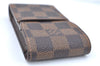 Authentic Louis Vuitton Damier Etui Cigarette Case N63024 LV J1119