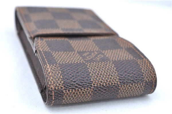 Authentic Louis Vuitton Damier Etui Cigarette Case N63024 LV J1119
