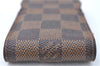 Authentic Louis Vuitton Damier Etui Cigarette Case N63024 LV J1119