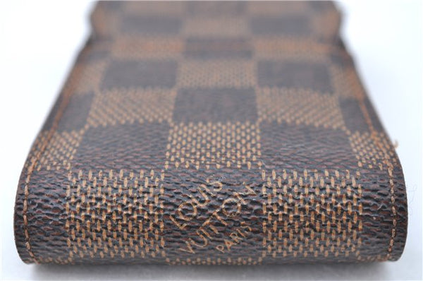 Authentic Louis Vuitton Damier Etui Cigarette Case N63024 LV J1119