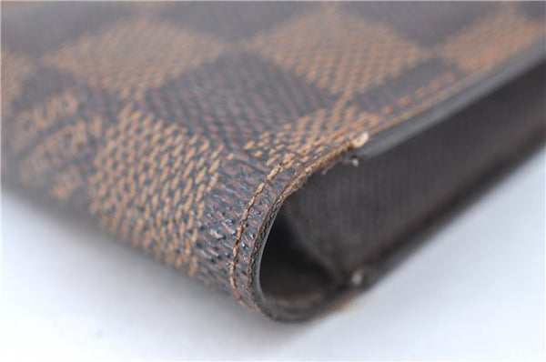 Authentic Louis Vuitton Damier Etui Cigarette Case N63024 LV J1119