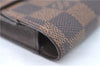 Authentic Louis Vuitton Damier Etui Cigarette Case N63024 LV J1119