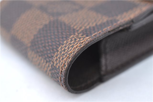 Authentic Louis Vuitton Damier Etui Cigarette Case N63024 LV J1119