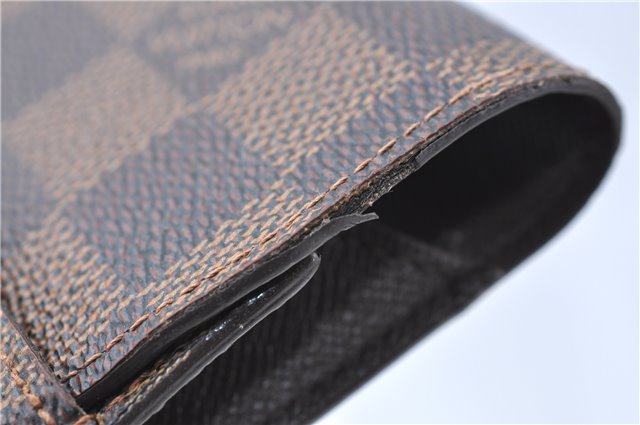 Authentic Louis Vuitton Damier Etui Cigarette Case N63024 LV J1119