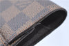 Authentic Louis Vuitton Damier Etui Cigarette Case N63024 LV J1119