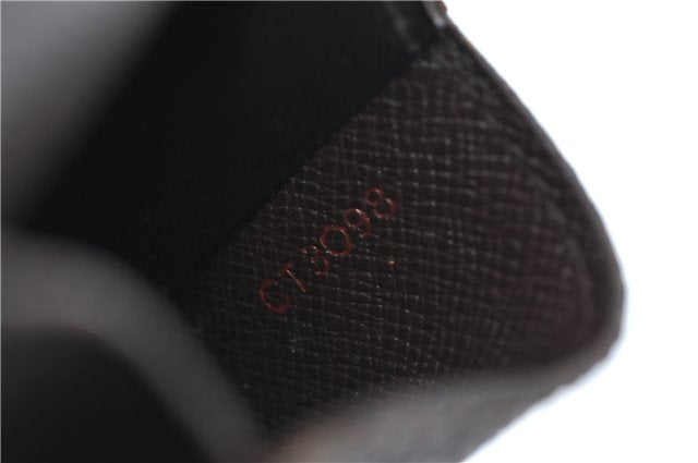 Authentic Louis Vuitton Damier Etui Cigarette Case N63024 LV J1119