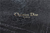 Authentic Christian Dior Belt Pouch Leather Black CD J1126