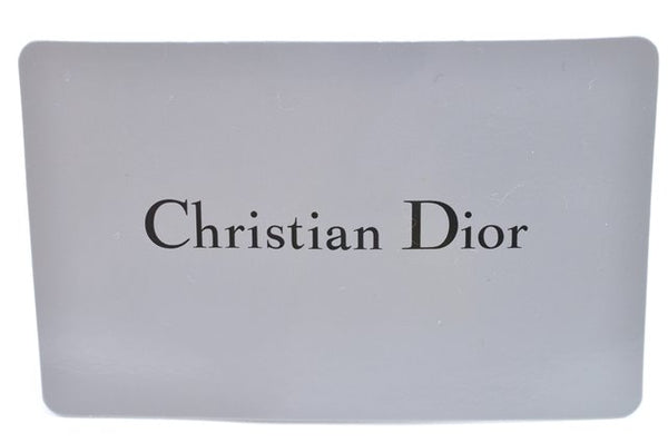 Authentic Christian Dior Belt Pouch Leather Black CD J1126