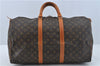 Authentic Louis Vuitton Monogram Keepall 50 Travel Boston Bag M41426 LV J1134