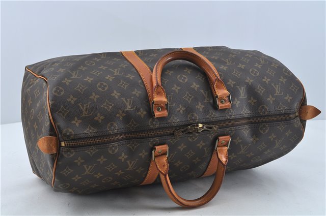 Authentic Louis Vuitton Monogram Keepall 50 Travel Boston Bag M41426 LV J1134