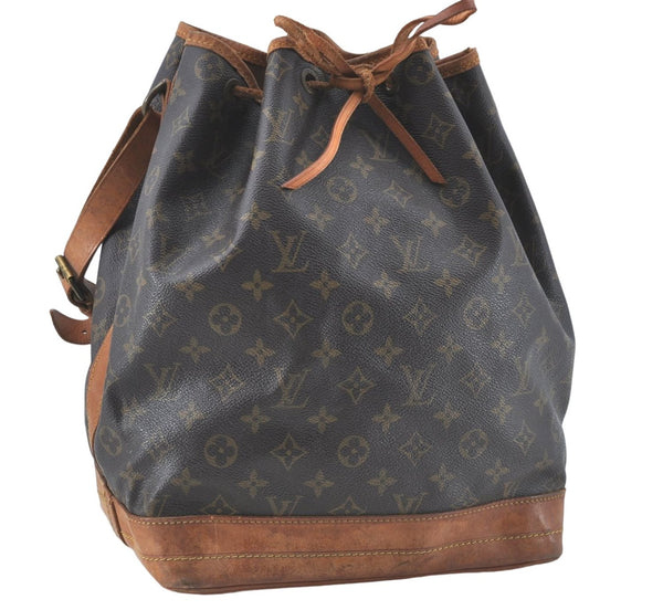 Authentic Louis Vuitton Monogram Noe Shoulder Bag M42224 LV J1135