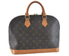 Authentic Louis Vuitton Monogram Alma Hand Bag M51130 LV J1138
