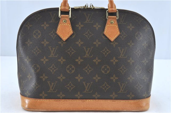 Authentic Louis Vuitton Monogram Alma Hand Bag M51130 LV J1138