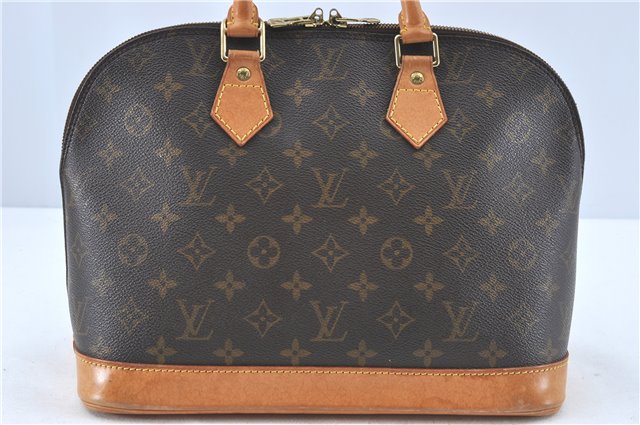 Authentic Louis Vuitton Monogram Alma Hand Bag M51130 LV J1138