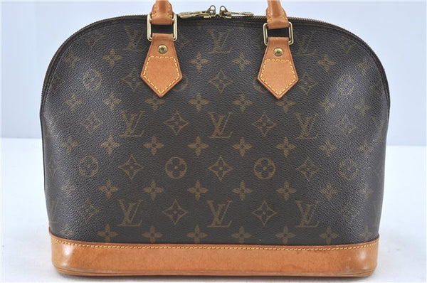 Authentic Louis Vuitton Monogram Alma Hand Bag M51130 LV J1138