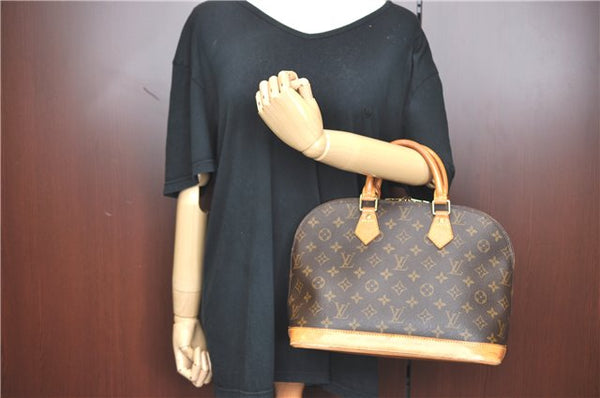 Authentic Louis Vuitton Monogram Alma Hand Bag M51130 LV J1138