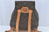 Authentic Louis Vuitton Monogram Montsouris MM Backpack M51136 LV J1141