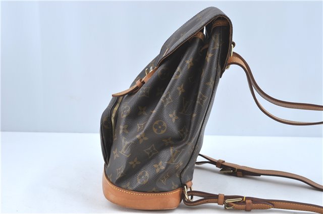 Authentic Louis Vuitton Monogram Montsouris MM Backpack M51136 LV J1141