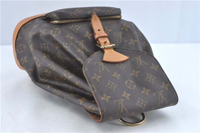 Authentic Louis Vuitton Monogram Montsouris MM Backpack M51136 LV J1141