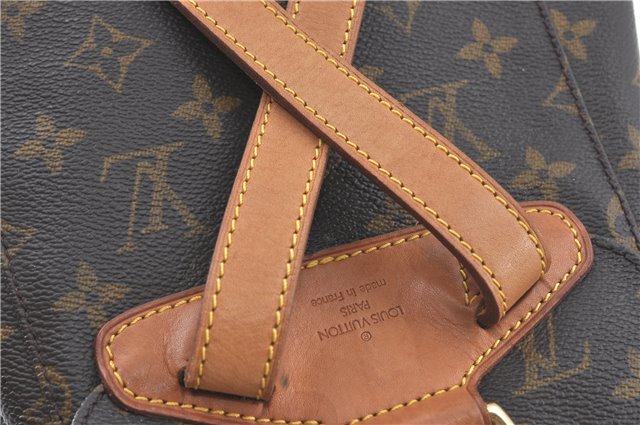 Authentic Louis Vuitton Monogram Montsouris MM Backpack M51136 LV J1141
