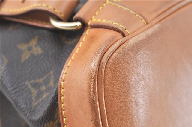 Authentic Louis Vuitton Monogram Montsouris MM Backpack M51136 LV J1141