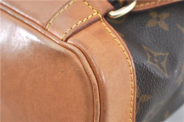 Authentic Louis Vuitton Monogram Montsouris MM Backpack M51136 LV J1141