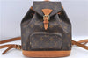 Authentic Louis Vuitton Monogram Montsouris PM Backpack M51137 LV J1162