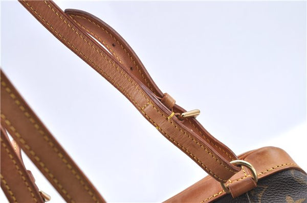 Authentic Louis Vuitton Monogram Montsouris PM Backpack M51137 LV J1162