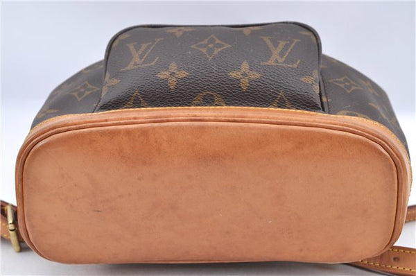 Authentic Louis Vuitton Monogram Montsouris PM Backpack M51137 LV J1162