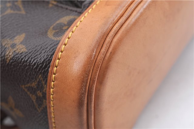 Authentic Louis Vuitton Monogram Montsouris PM Backpack M51137 LV J1162