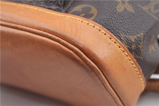 Authentic Louis Vuitton Monogram Montsouris PM Backpack M51137 LV J1162