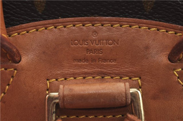 Authentic Louis Vuitton Monogram Montsouris PM Backpack M51137 LV J1162