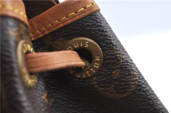 Authentic Louis Vuitton Monogram Montsouris PM Backpack M51137 LV J1162