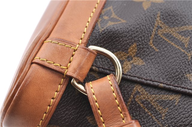 Authentic Louis Vuitton Monogram Montsouris PM Backpack M51137 LV J1162