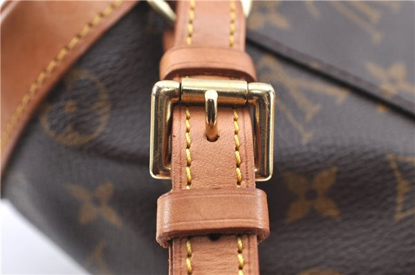 Authentic Louis Vuitton Monogram Montsouris PM Backpack M51137 LV J1162