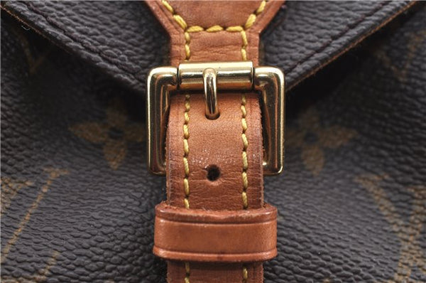 Authentic Louis Vuitton Monogram Montsouris PM Backpack M51137 LV J1162