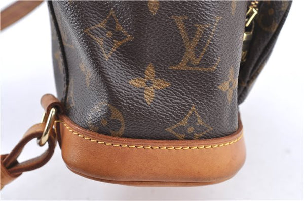Authentic Louis Vuitton Monogram Montsouris PM Backpack M51137 LV J1162