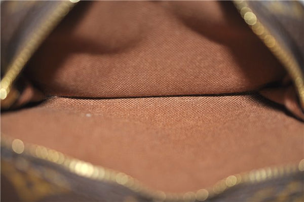 Authentic Louis Vuitton Monogram Montsouris PM Backpack M51137 LV J1162