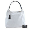 Authentic CHANEL Calf Skin Plastic CC Logo Shoulder Hand Bag White J1170