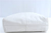 Authentic CHANEL Calf Skin Plastic CC Logo Shoulder Hand Bag White J1170