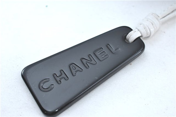 Authentic CHANEL Calf Skin Plastic CC Logo Shoulder Hand Bag White J1170