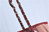Authentic CHANEL Deauville Line CC Shoulder Tote Bag Canvas Leather Pink J1177