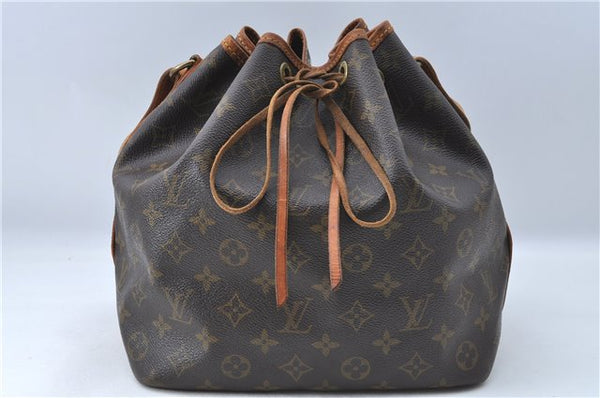 Authentic Louis Vuitton Monogram Petit Noe Shoulder Bag M42226 LV J1180