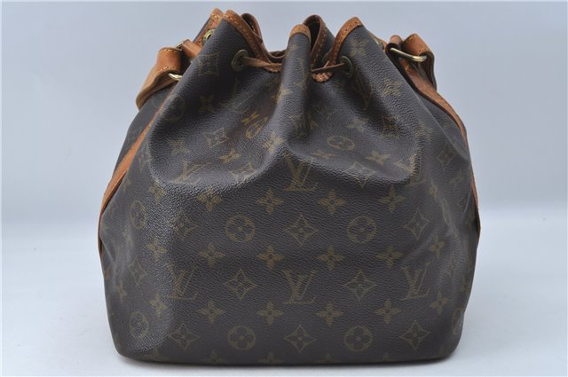 Authentic Louis Vuitton Monogram Petit Noe Shoulder Bag M42226 LV J1180