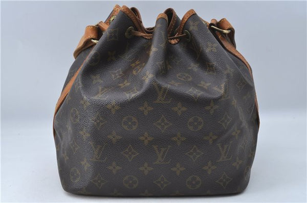 Authentic Louis Vuitton Monogram Petit Noe Shoulder Bag M42226 LV J1180