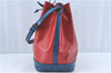 Authentic Louis Vuitton Epi Noe Bi-color Red x Blue Shoulder Bag M44084 LV J1181