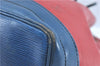 Authentic Louis Vuitton Epi Noe Bi-color Red x Blue Shoulder Bag M44084 LV J1181