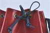 Authentic Louis Vuitton Epi Noe Bi-color Red x Blue Shoulder Bag M44084 LV J1181