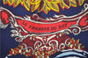 Authentic HERMES Carre 90 Scarf "LE PARADIS DU ROY" Silk Red Gold Navy J1188